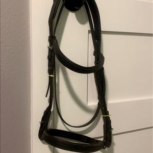 Black English Wintec Snaffle Bridle